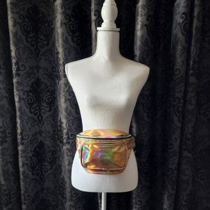 Gold Metallic Iridescent Fanny Pack